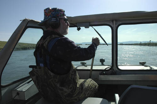 airboat on the Great Salt Lake