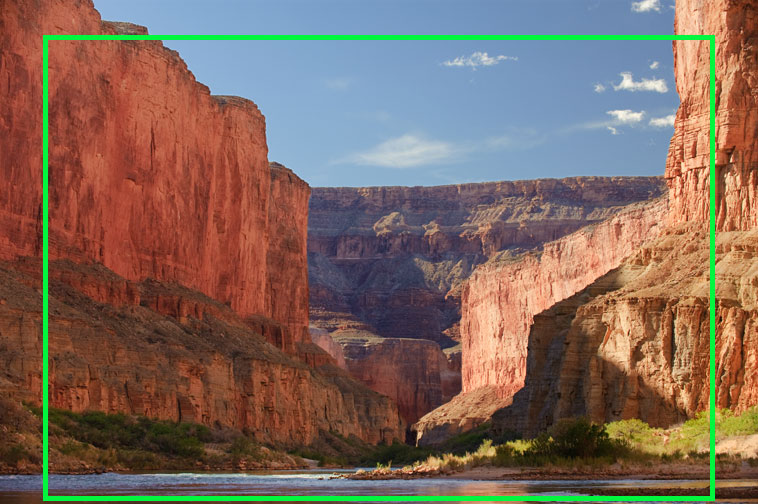 Camped along the Colorado River in Grand Canyon National Park